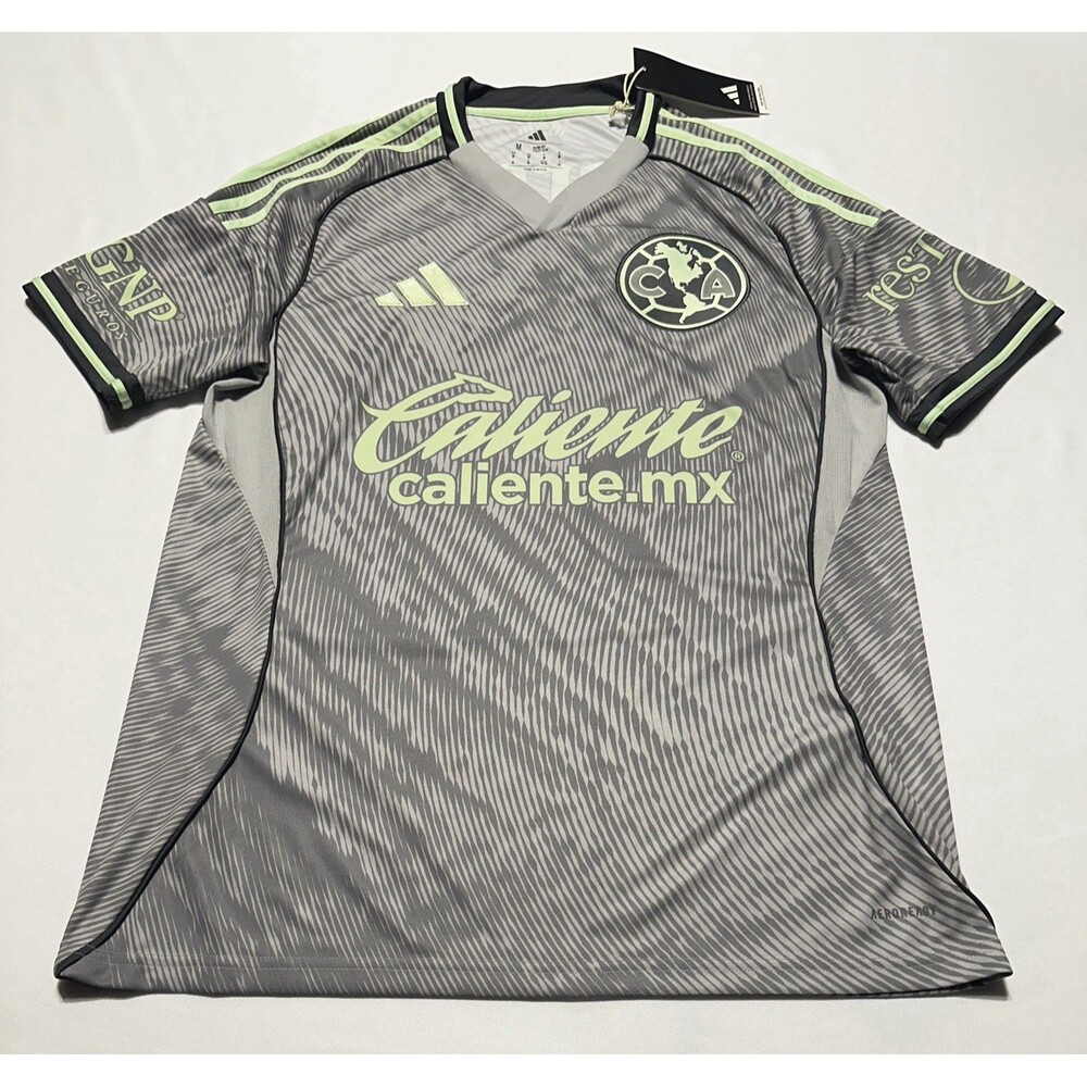 Club America Adidas Third Jersey Men’s Size Medium Slim Fit Restonic NWT New